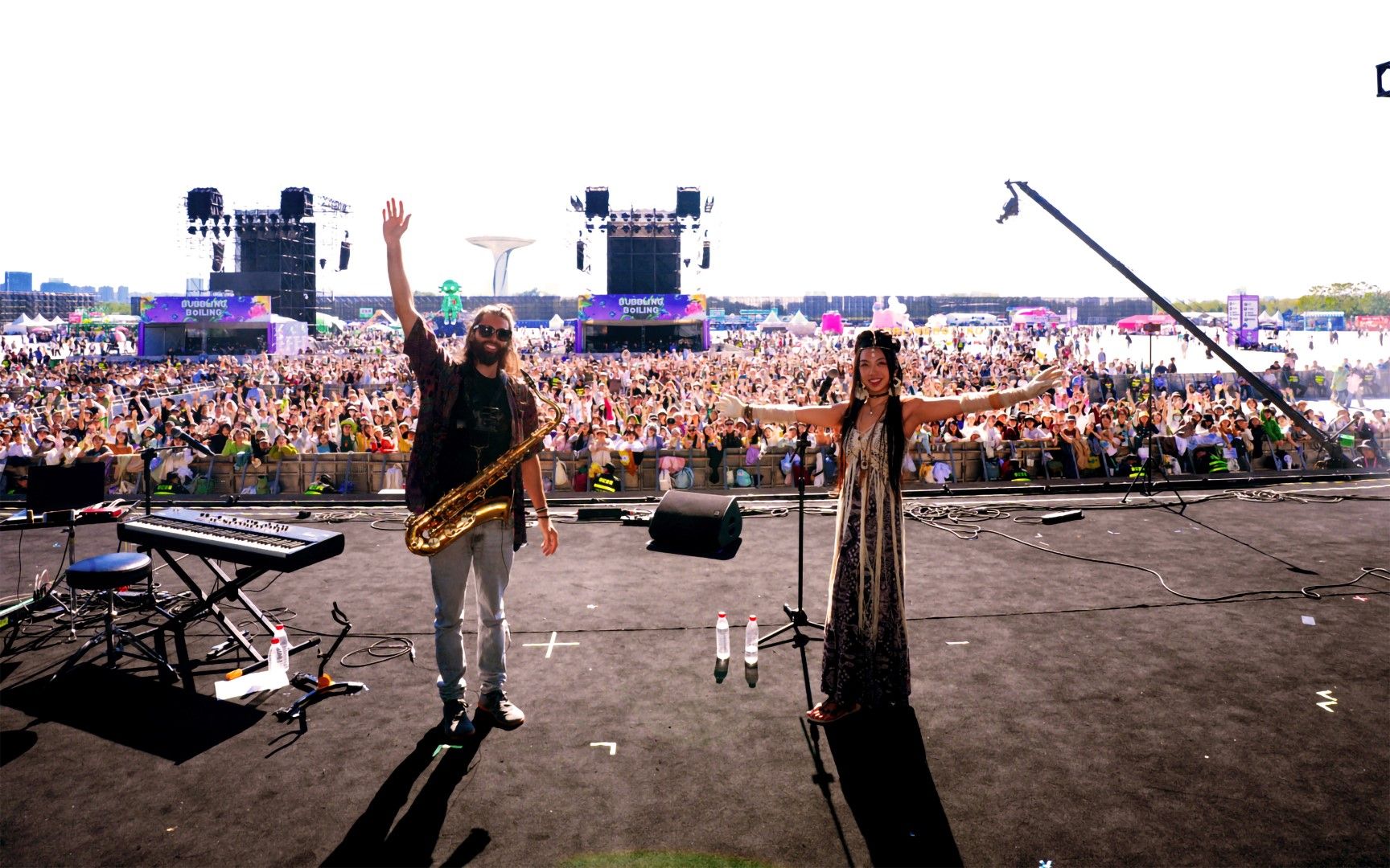 Band jazz italiana per festival internazionali in Europa, Cina, America - Milo Lombardi live in Cina con Fifi Rong
